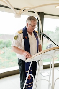 Wedding ceremony by Dr. Gerrit Rademeyer in Brenton-on-Sea