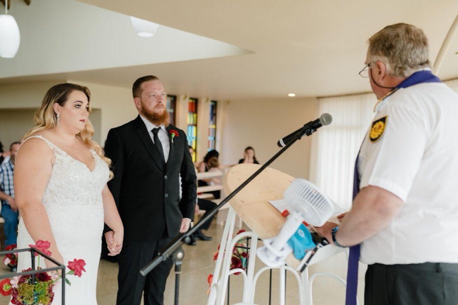 Wedding ceremony by Dr. Gerrit Rademeyer in Brenton-on-Sea