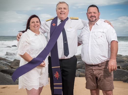 Wedding ceremony by Dr. Gerrit Rademeyer in Brenton-on-Sea