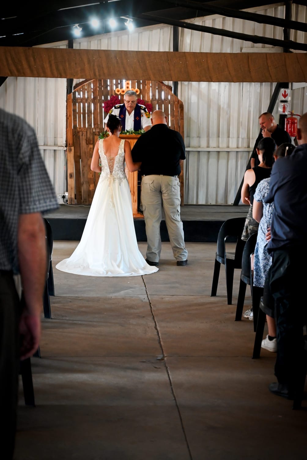 Wedding ceremony by Dr. Gerrit Rademeyer in Brenton-on-Sea