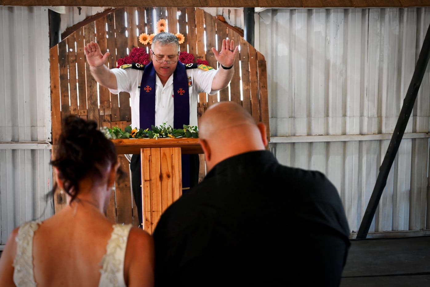 Wedding ceremony by Dr. Gerrit Rademeyer in Brenton-on-Sea